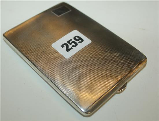 Silver cigarette case